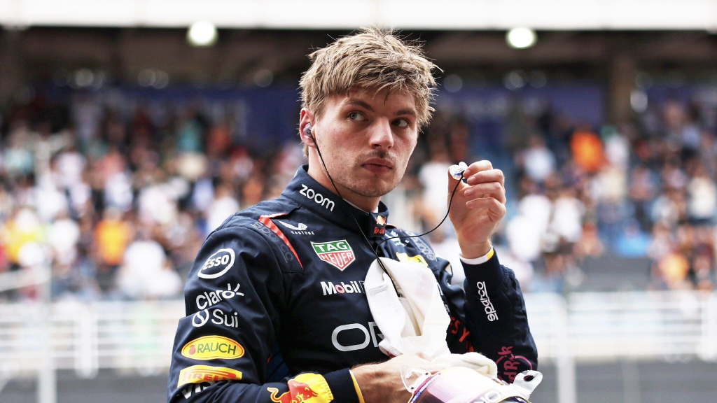 Max Verstappen, qualifiche Sprint con la Red Bull RB20 ad Interlagos, per il GP del Brasile.