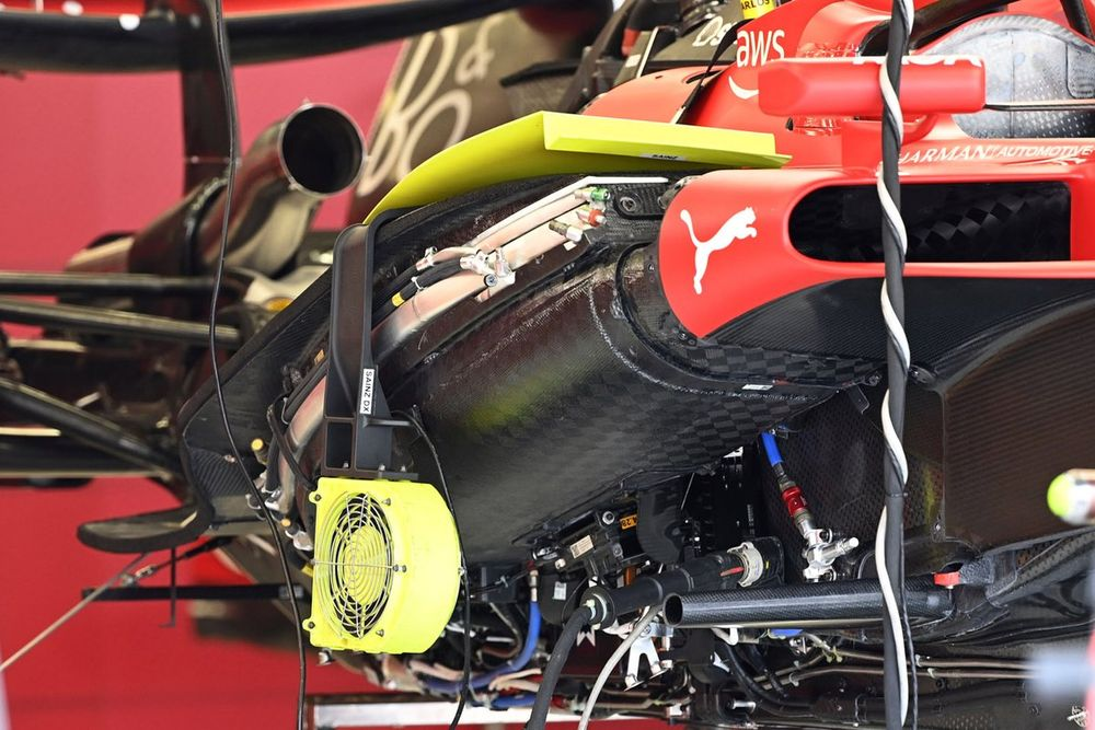 Massa radiante presente sulla Ferrari SF24