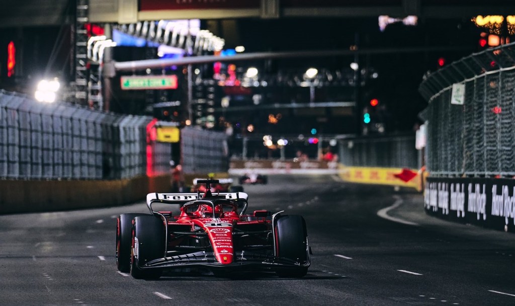 Charles Leclerc a Las Vegas nel 2023