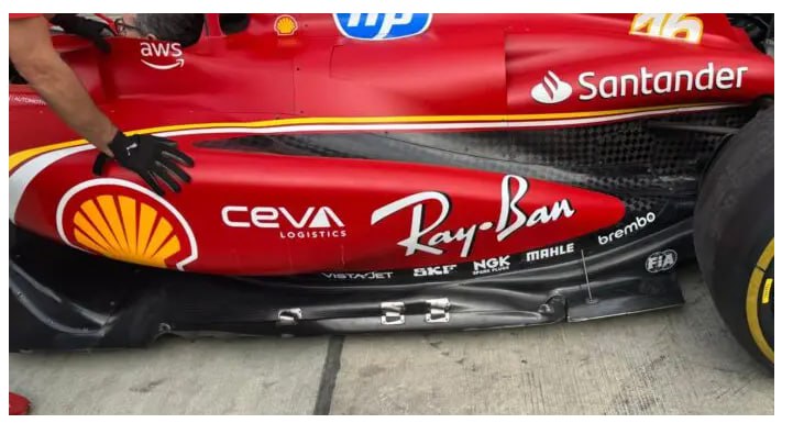 Fondo sperimentale della Ferrari SF24 in Qatar