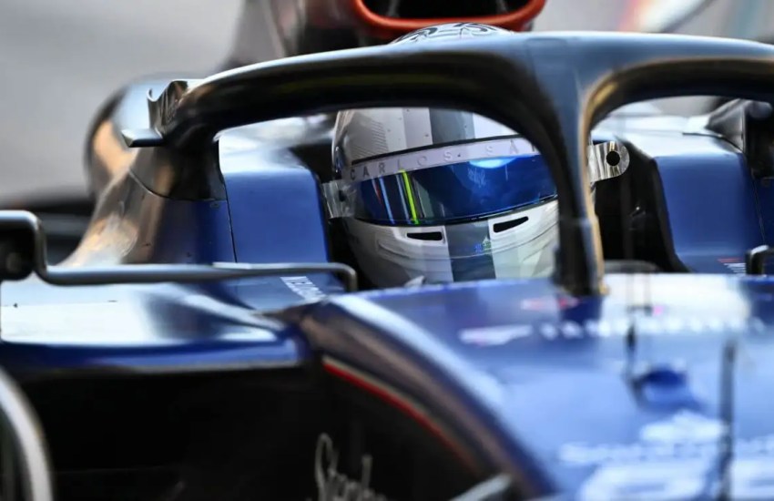 Carlos Sainz Williams test post stagionali Abu Dhabi 2024
