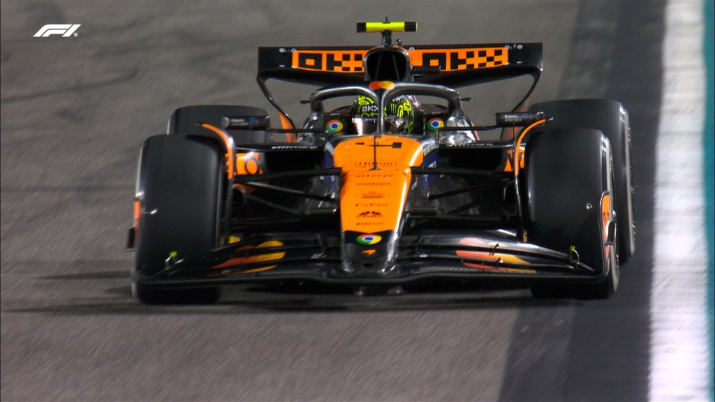 Lando Norris ad Abu Dhabi