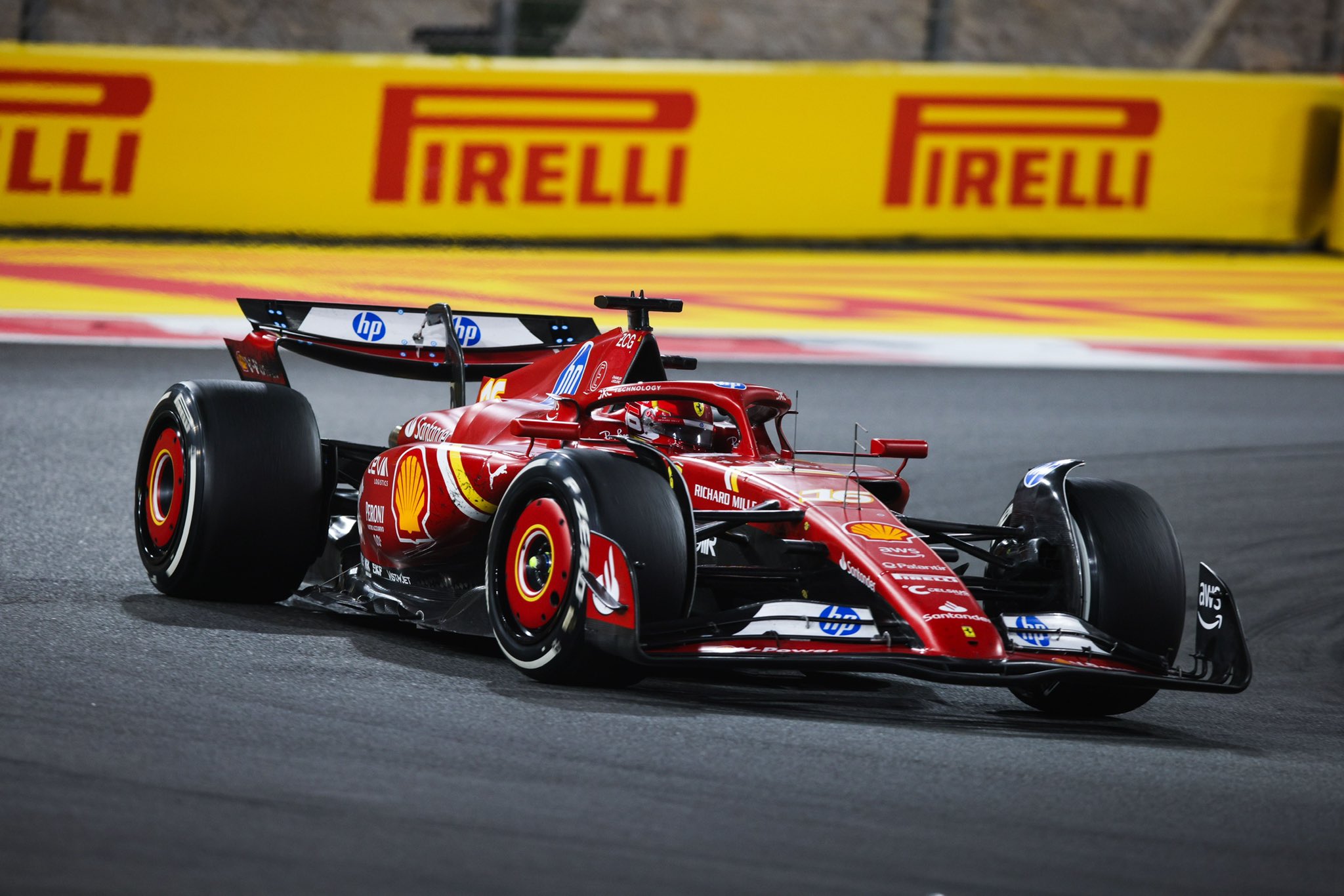 charles leclerc abu dhabi 2024