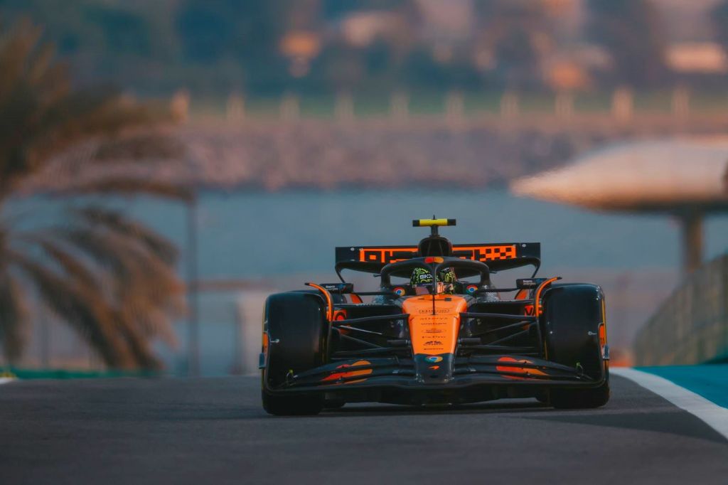 Norris. McLaren, GP Abu Dhabi