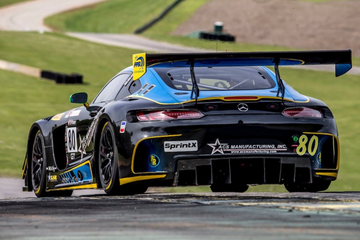 Lone Star racing Mercedes PWC SprintX VIR 2018 Race 2