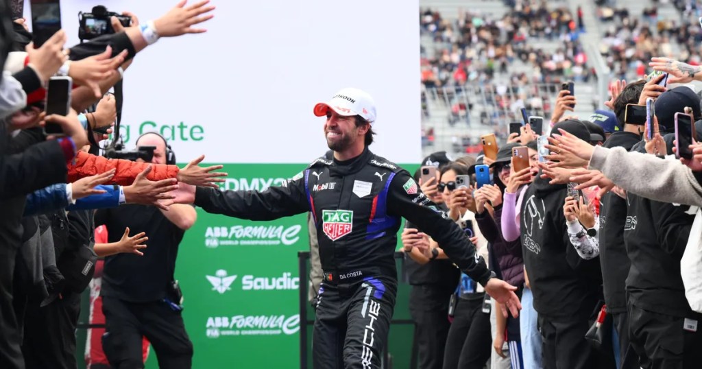 Da Costa dopo la gara in Messico.