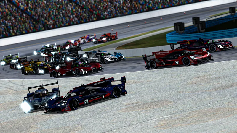 Il quattro volte campione del mondo di Formula 1, Max Verstappen, ha ricevuto un drive-through durante la sua partecipazione alla IMSA Global Esports Championship, a seguito di una collisione al primo giro della gara virtuale disputata a Daytona.