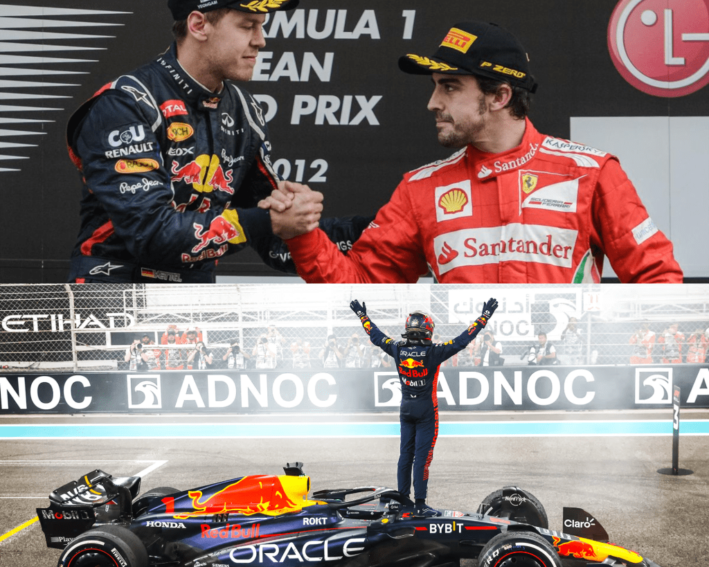 Nell'anno in cui Verstappen eguaglia i mondiali di Vettel, riviviamo insieme i loro quattro successi in carriera, tra differenze ed alcune analogie.