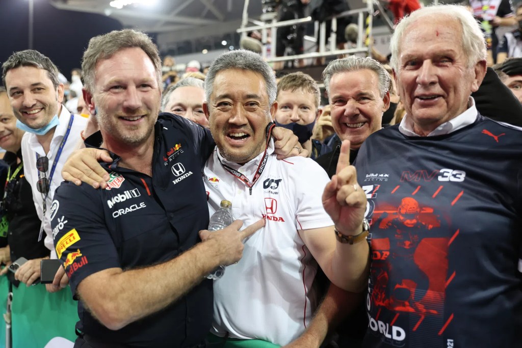 Il team Red Bull Honda.
