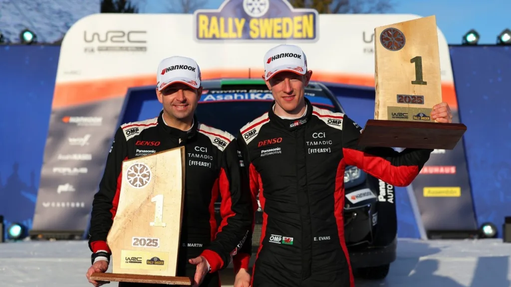 Evans vince WRC Svezia.