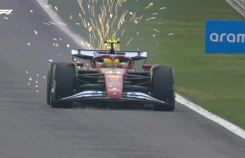 Hamilton Bahrain Ferrari 2025
