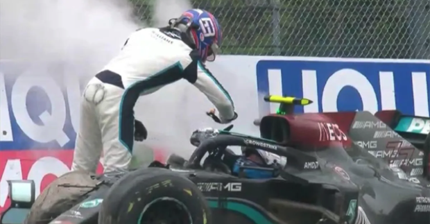 George Russell e Valterri Bottas 