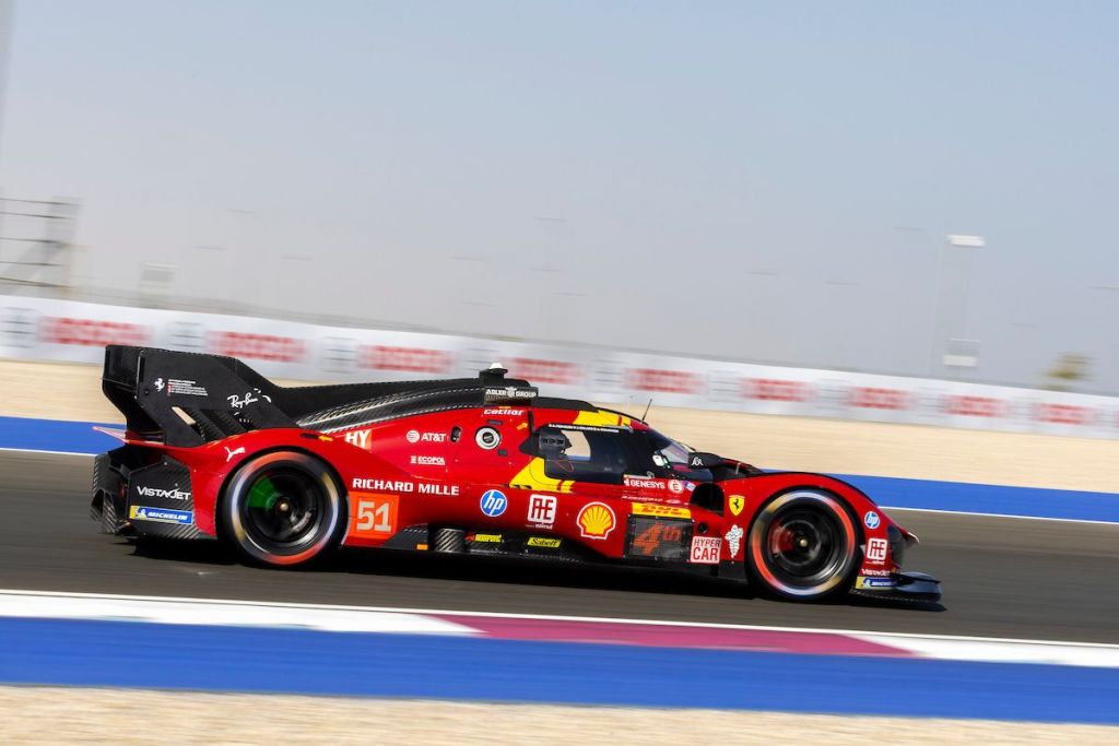 Cadillac guida la classifica delle FP2 in Quatar, Ferrari seconda a pochi decimi dalla vetta. United Autosports al vertice in LMGT3.
