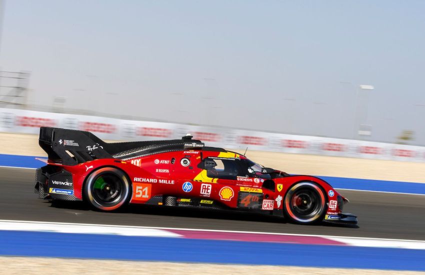 Ferrari al comando nelle prime libere della Qatar 1812km.