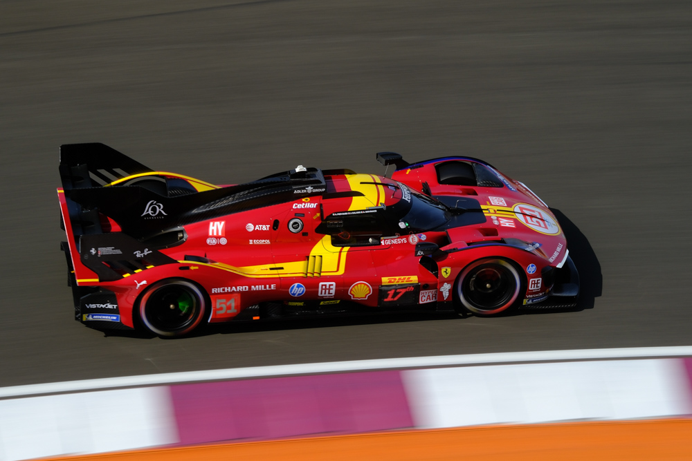 Ferrari al comando nelle prime libere della Qatar 1812km.