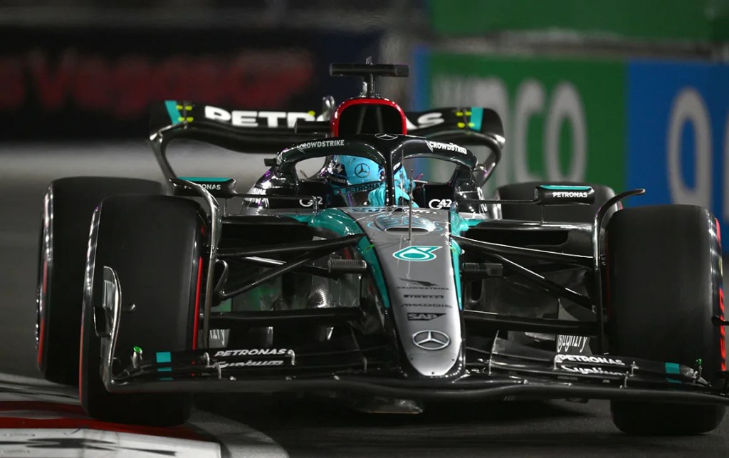 russell mercedes pole qualifiche gp las vefas