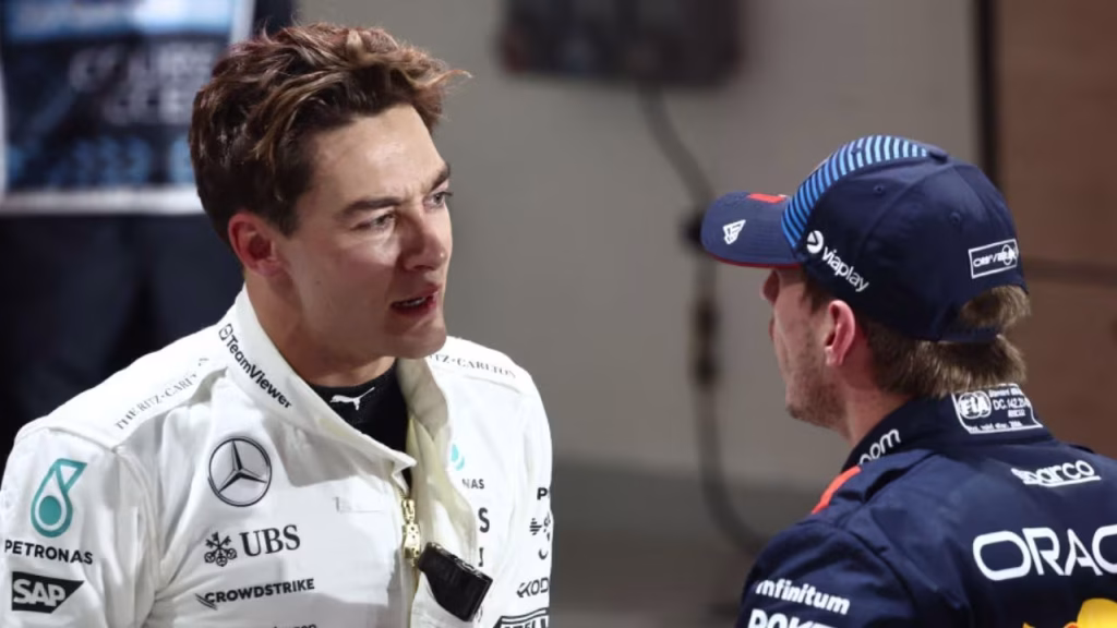 mercedes - russell -verstappen