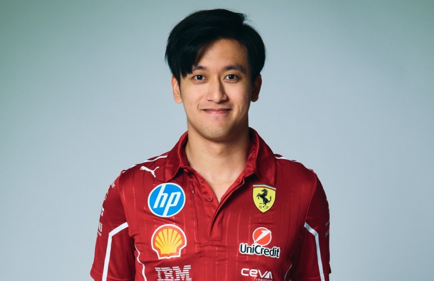 zhou guanyu ferrari
