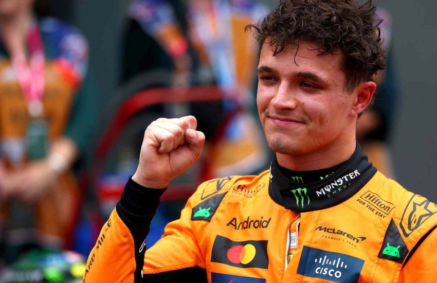Lando Norris esulta in Australia: la prima vittoria dell’anno va a lui!
