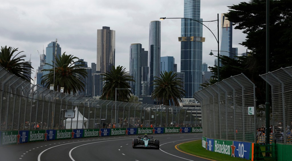 Fernando Alonso FP1 GP Australia 2024 Aston Martin