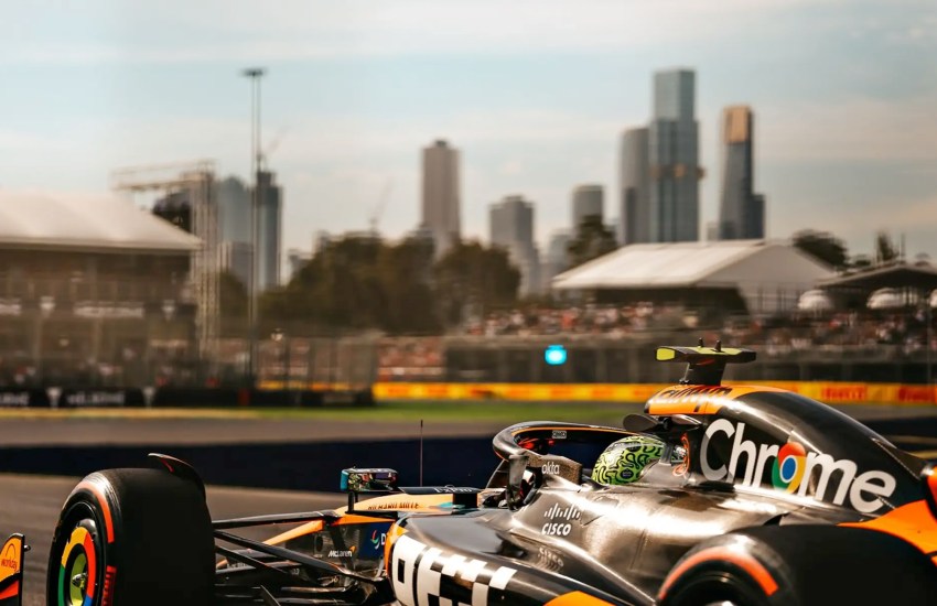Lando Norris McLaren 2025 Australian GP FP1