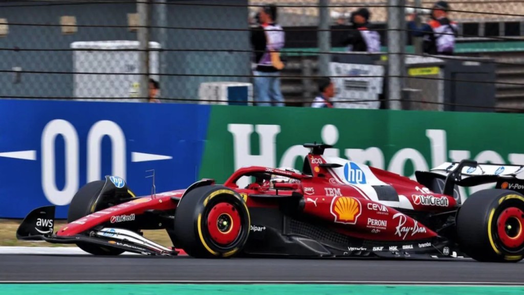 Leclerc GP Cina ala rotta