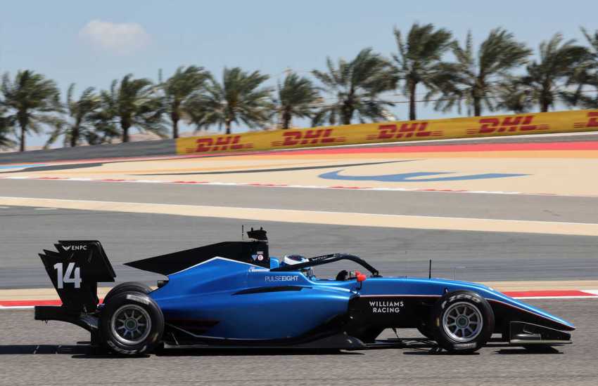 Luke Browning Hitech Pulse-Eight monoposto F2 Formula 2