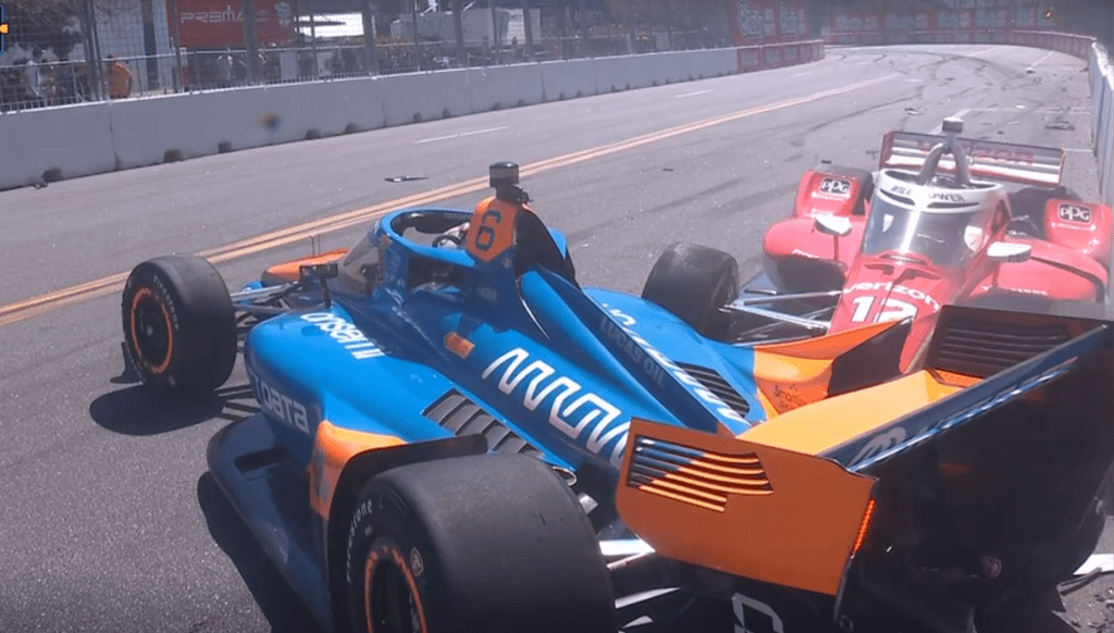 Incidente partenza Indycar st. petersburg