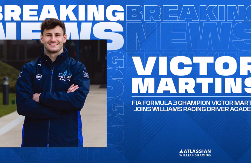 La scuderia Atlassian Williams Racing ha annunciato l'ingresso di Victor Martins, campione della FIA Formula 3 nel 2022, nella sua Driver Academy. Questo aggiunge un nuovo nome di spicco alla già talentuosa formazione della squadra.