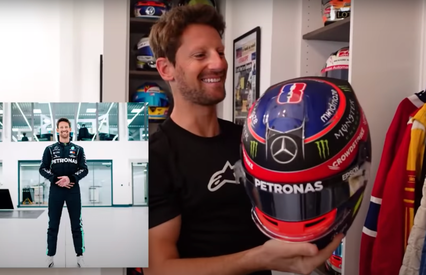 Romain Grosjean non ha dimenticato il test promesso da Mercedes dopo il suo drammatico incidente in Bahrain nel 2020.