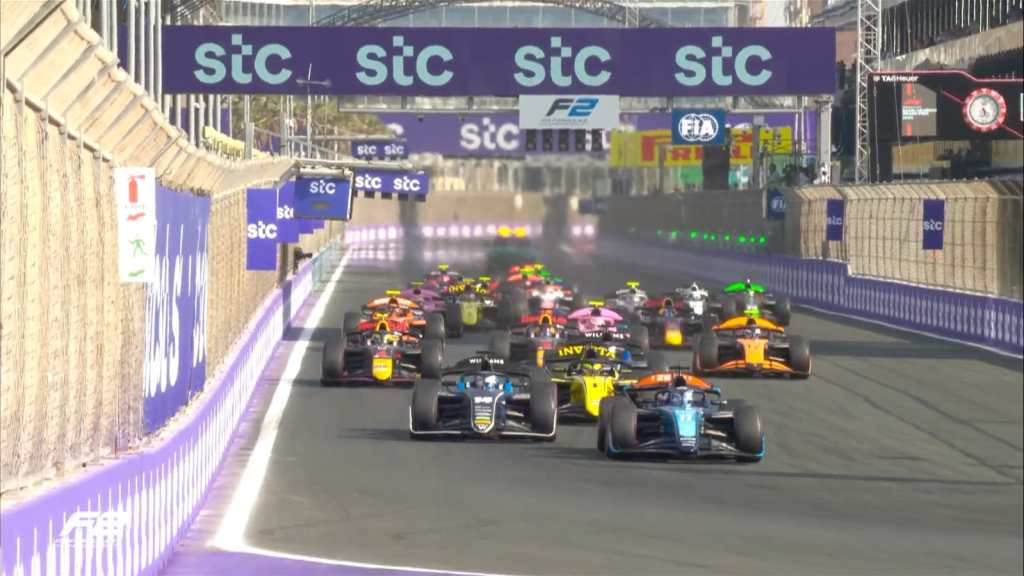 Partenza F2 a Jeddah