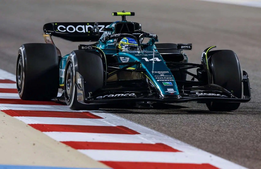 5 Fernando Alonso Aston martin Bahrain 2023 F1 pre season test 1