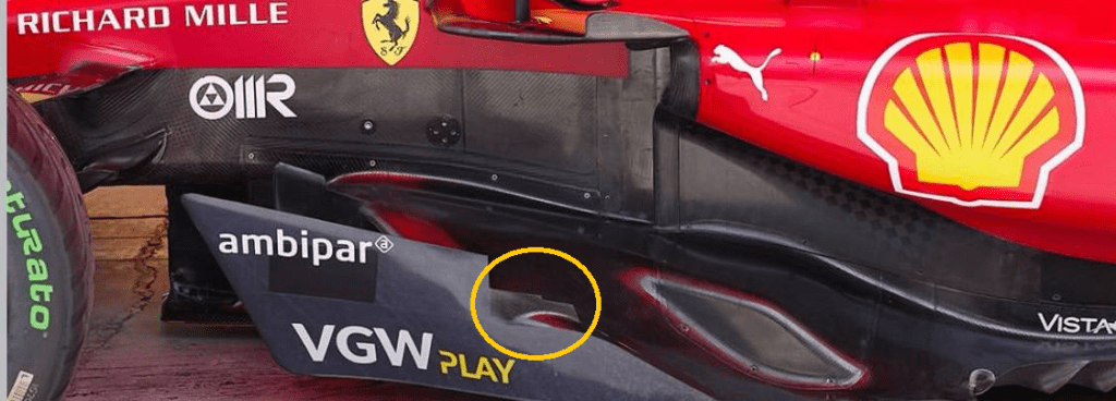 Aggiornamenti al Venturi sulla Ferrari SF-25