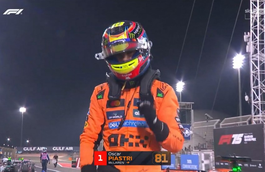 La pole position del GP del Bahrain parla australiano: Oscar Piastri è stato semplicemente perfetto, mettendo tutti in fila con una prestazione maiuscola che gli regala la prima casella sulla griglia.