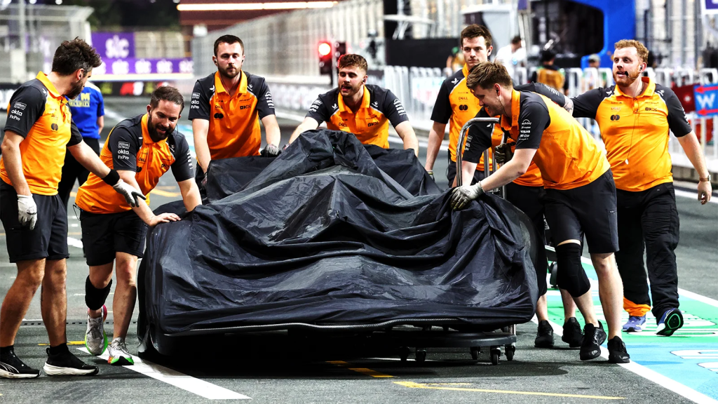 Lando Norris McLaren car Saudi