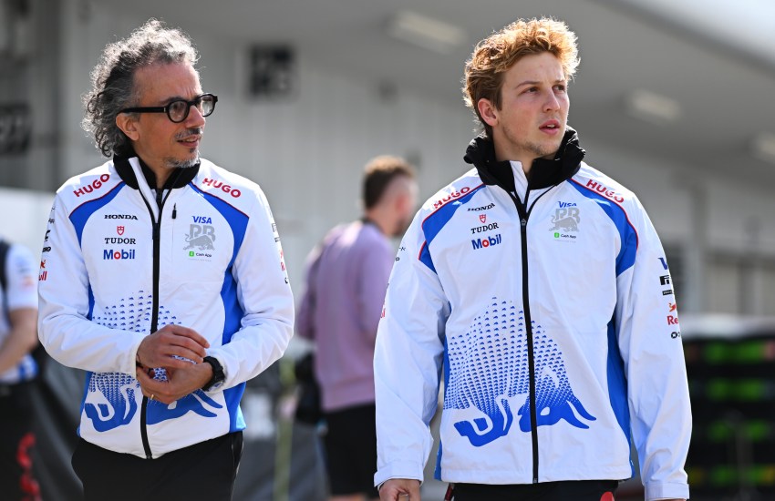 Liam Lawson Laurent Mekies Racing Bulls GP Giappone 2025