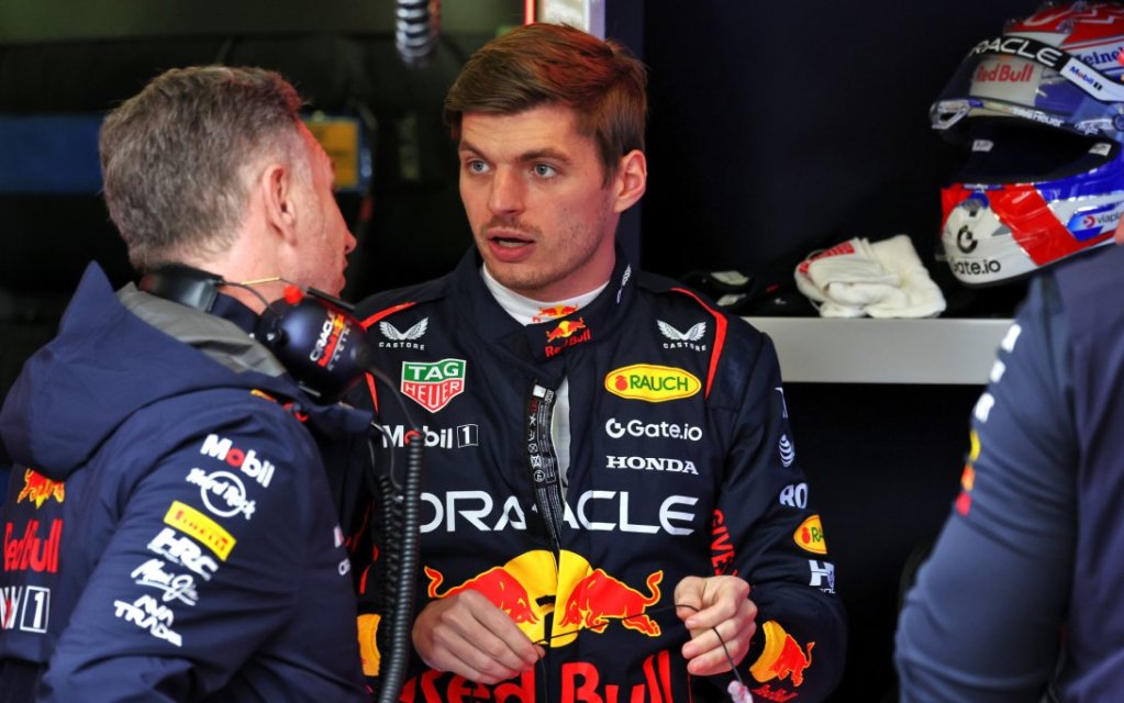 Christian Horner e Max Verstappen.