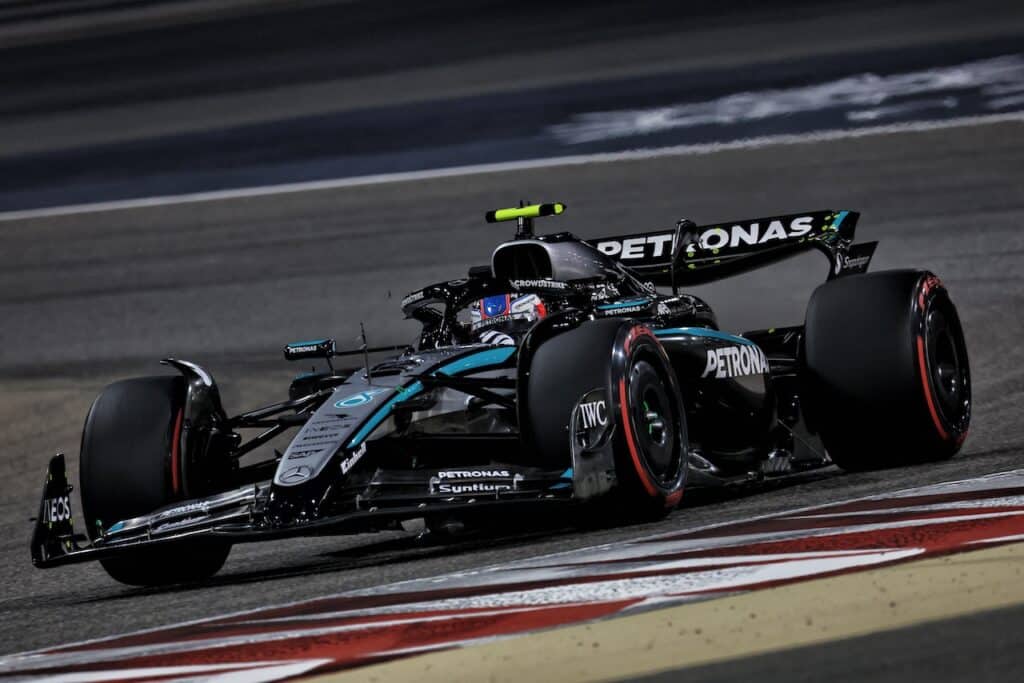 Andrea Kimi Antonelli durante il GP del Bahrein