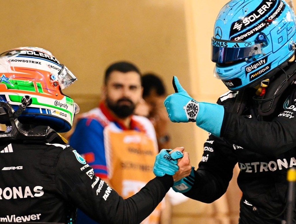 Antonelli Russell GP Bahrain 2025