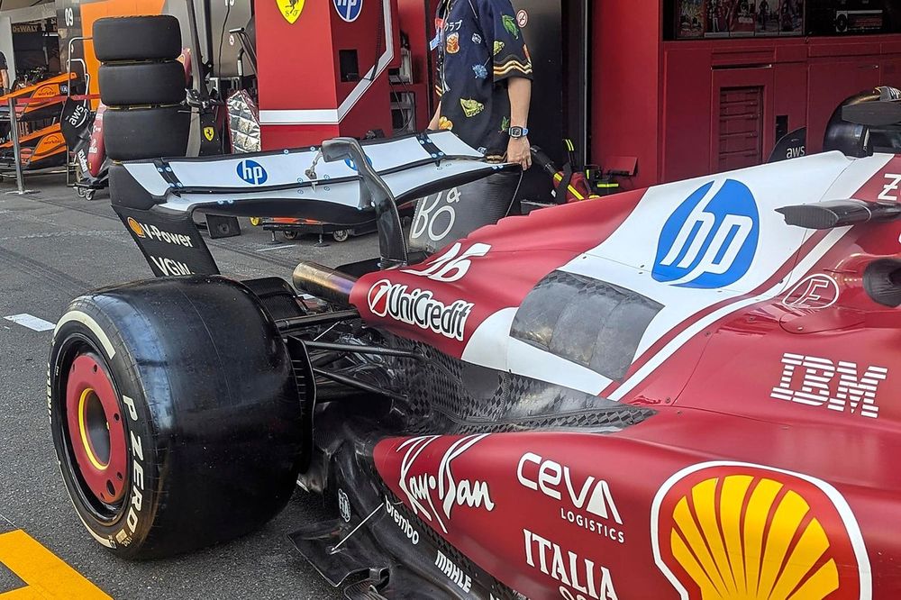Il posteriore della Ferrari SF 25