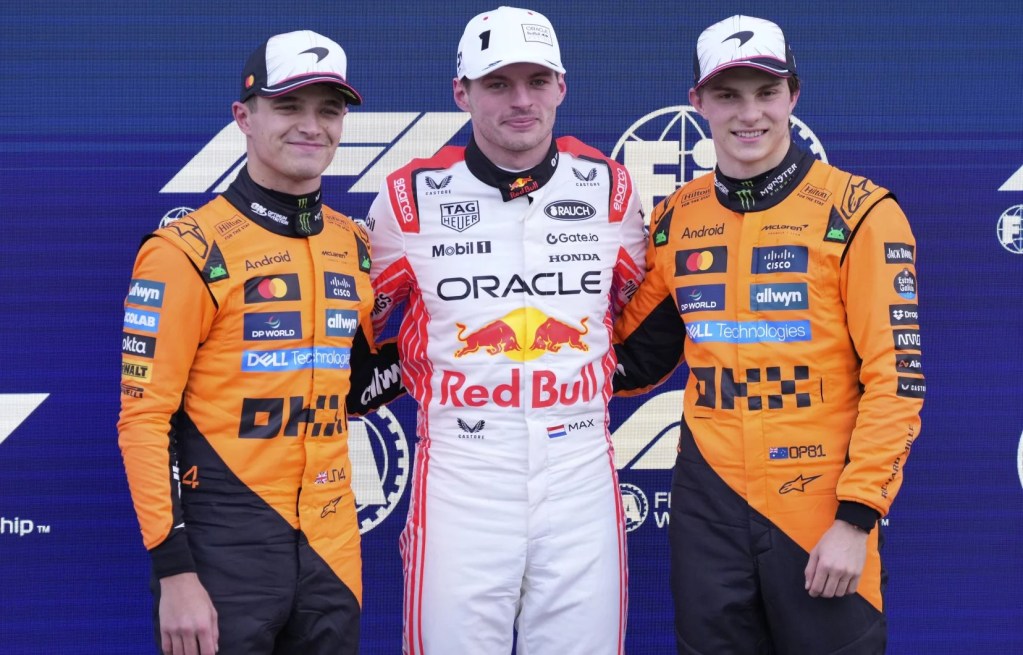 verstappen norris e piastri sul podio di Suzuka, la red bull spinge per chiudere il gap