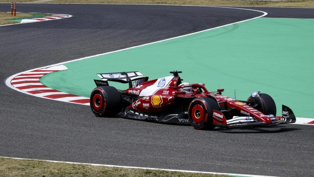 Leclerc in macchina
