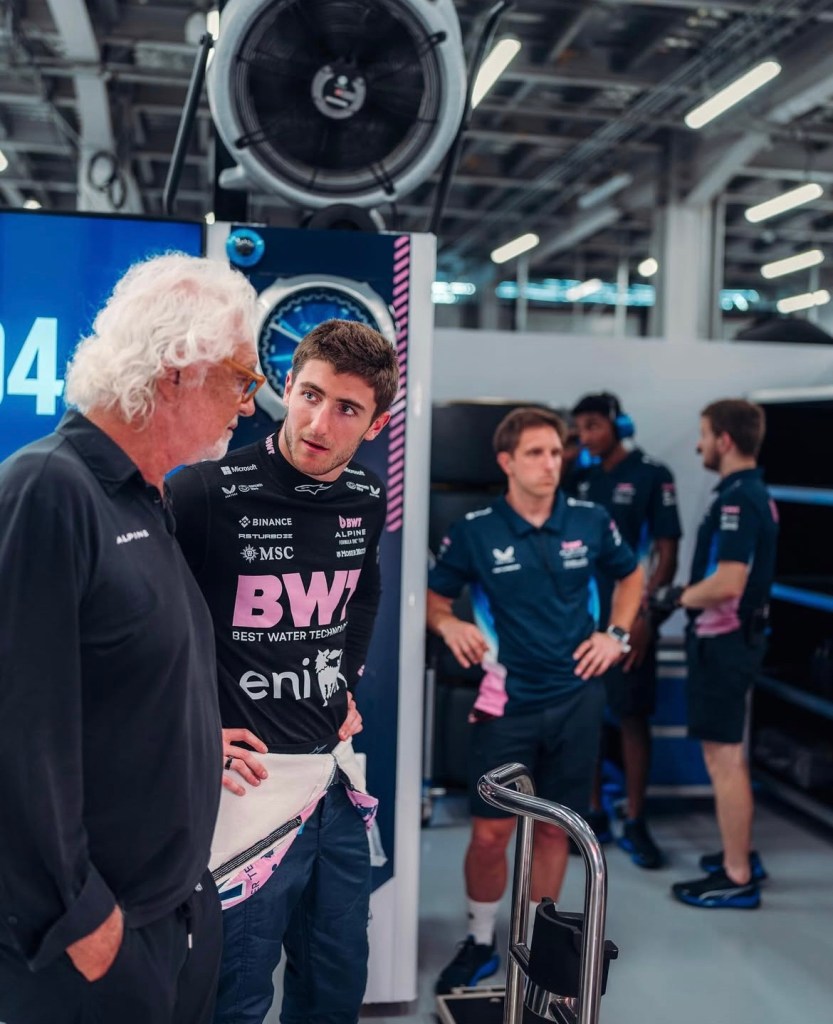 Flavio Briatore insieme a Jack Doohan