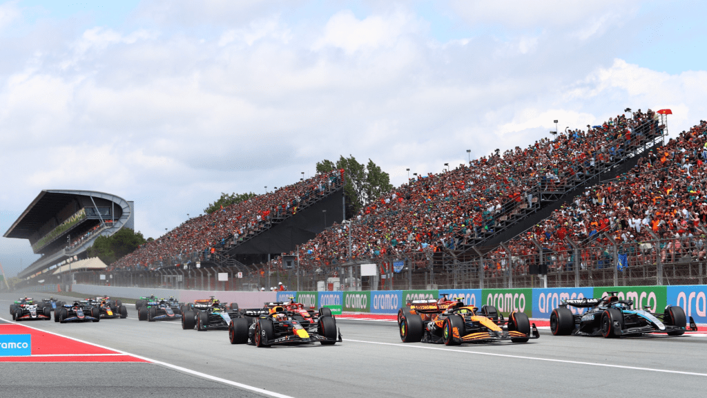 2024 spanish gp race start f