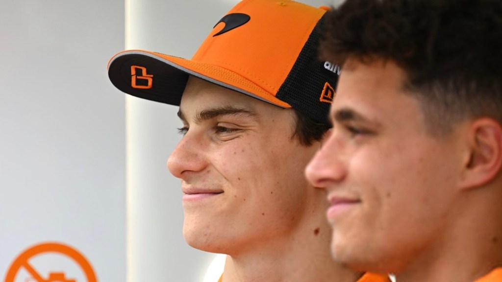 Oscar Piastri, leader del mondiale, e Lando Norris, il principale avversario