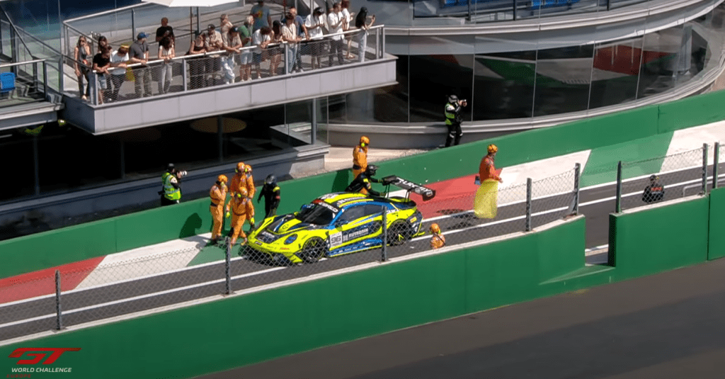 gtwc monza - prequalifiche, rutronik ferma in pitlane