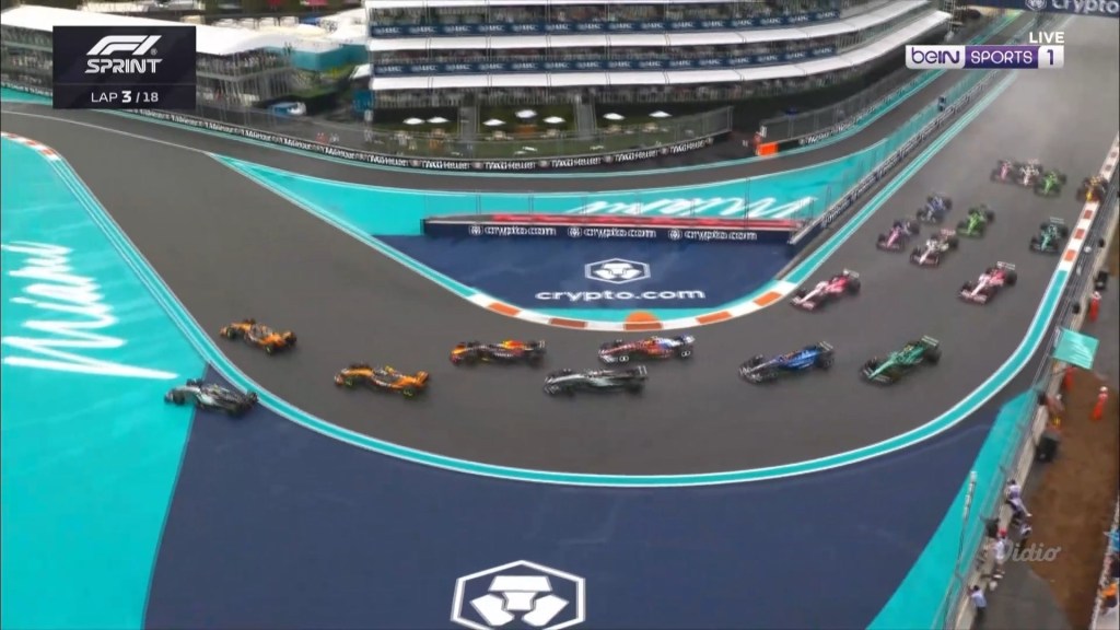 Curva 1 - Giro 1 Sprint Race Miami