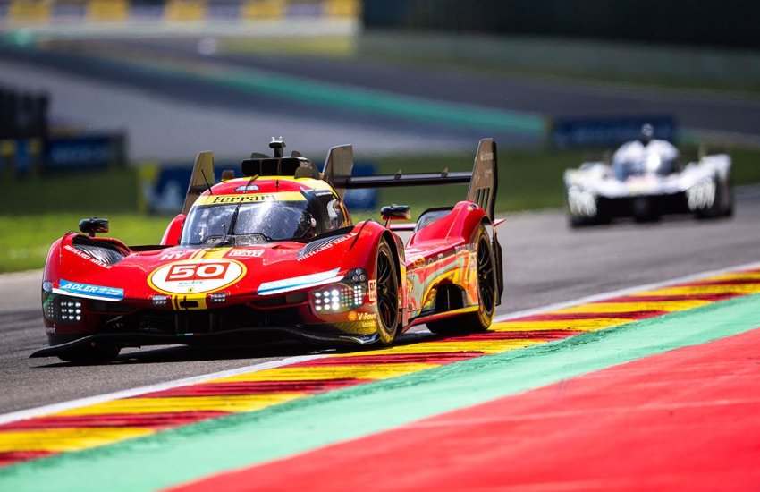 La Ferrari inizia con il piede giusto il weekend della 6 Ore di Spa-Francorchamps, terzo appuntamento del FIA World Endurance Championship 2025.