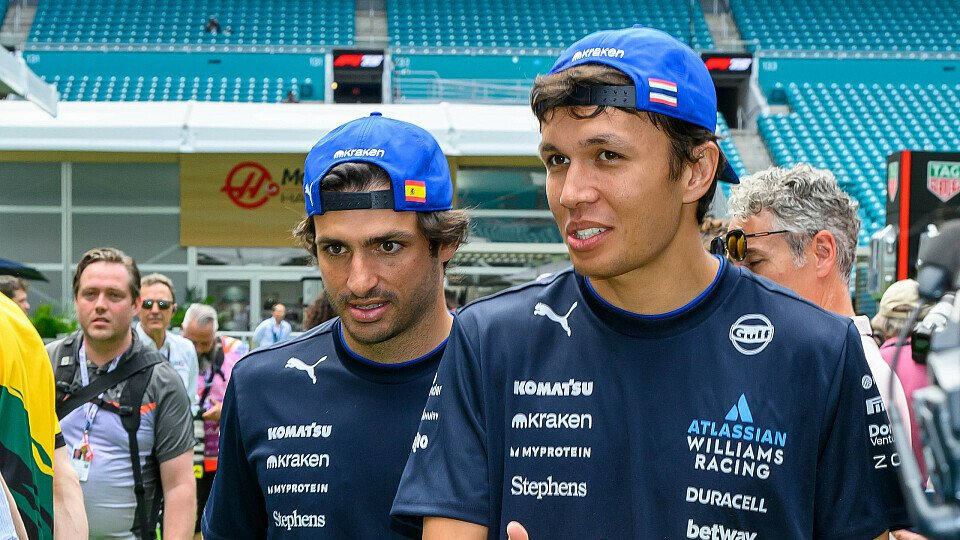 albon sainz miami 2025 williams
