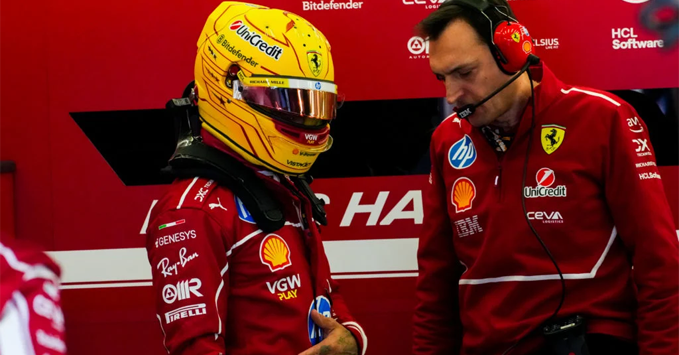 Hamilton e l'ingegnere di pista Adami non sono ancora del tutto in sintonia: nel GP di Miami, tra i due, è mancata la parte comunicativa.